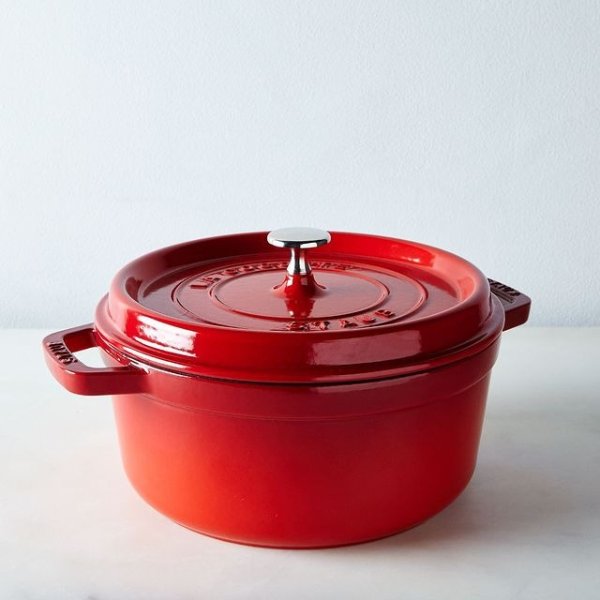 Staub Cast Iron 2.75-QT ROUND COCOTTE - Visual Imperfections - CHERRY