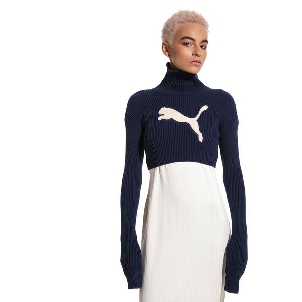 FENTY Women's Longsleeve Loose Turtleneck Sweater