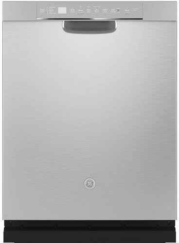 GDF645SSNSS 24 Inch Full Console Dishwasher with 16 Place Settings, 5 Wash Cycles, Dry Boost™ with Fan Assist, 4 Bottle Jets, AutoSense Cycle, Steam + Sani, Piranha Hard Food Disposer, 1-Hour Wash, and ENERGY STAR Qualified Design: Stainless Steel