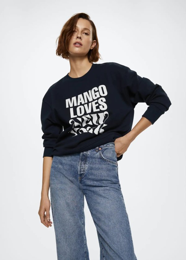 New york cotton sweater - Women | Mango USA