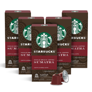 Starbucks By Nespresso, Sumatra Dark Roast 50-count
