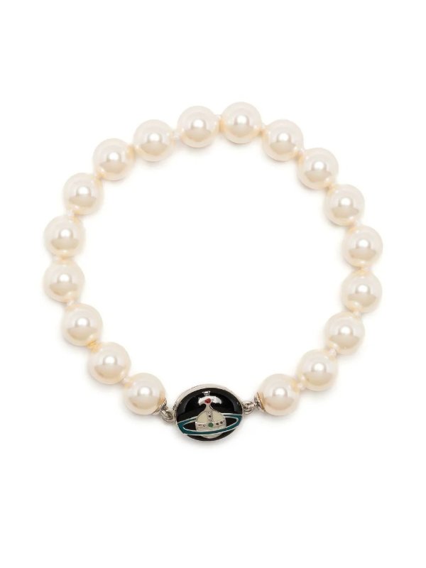 Loelia faux-pearl bracelet