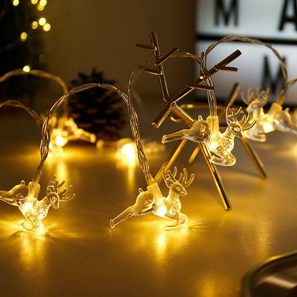 Reindeer LED String Lights from Apollo Box