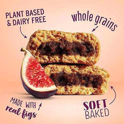 Whole Wheat Fig Bars, 1- 12 Count Box of 2 oz Twin Packs (12 Packs), Original Fig, Vegan, Non-GMO, Packaging May Vary