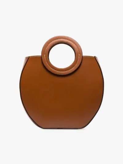 brown Frida leather tote bag
