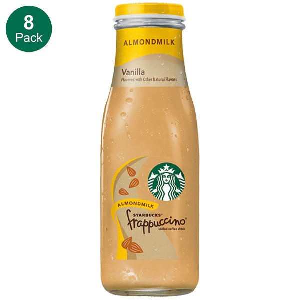 Almond Milk Frappuccino, Vanilla, 13.7oz, 8 Count