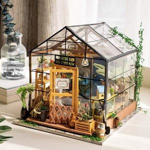Rolife Miniature DIY House Craft Kits with Lights and Furnitures