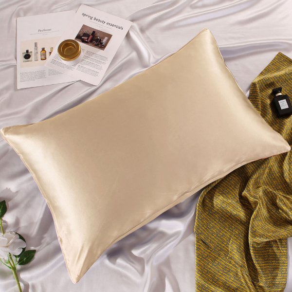 Budget | Silk Pillowcase w Cotton Underside | 15 Colors