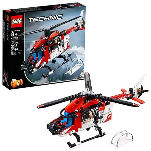 Technic Rescue Helicopter 42092 Building Kit , New 2019 (325 Piece)