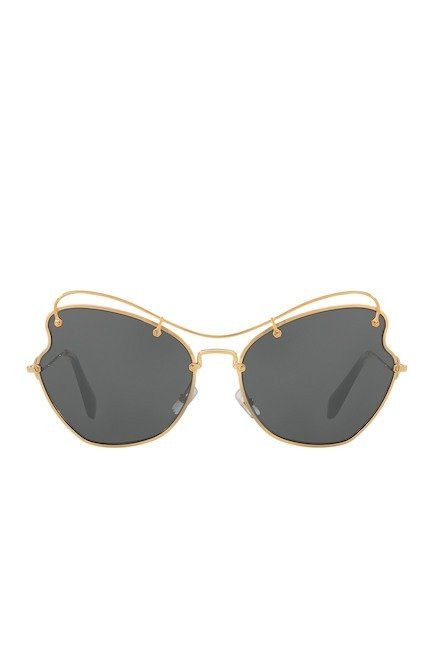 Butterfly 65mm Metal Frame Sunglasses