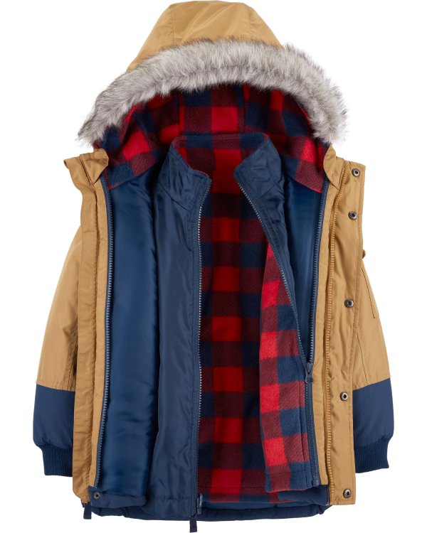 Fur Hood 4-in-1 Jacket
