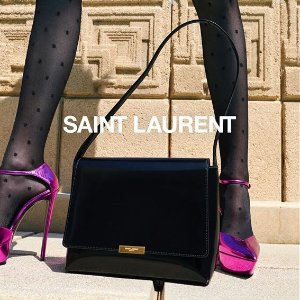 Saint Laurent 美包定价优势专场热卖，黑金Logo斜挎包$865