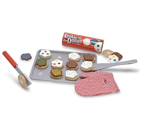 Slice and Bake Cookie Set Wooden Play Food