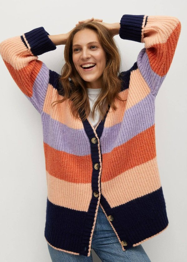 Multi-color knit cardigan - Women | OUTLET USA