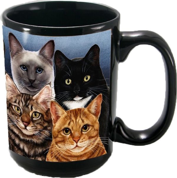 Pet Gifts USA My Faithful Friend Cat Menagerie Coffee Mug, 15-oz - Chewy.com
