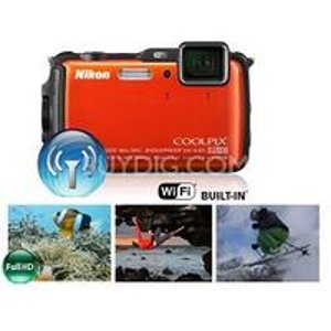 Refurb Nikon COOLPIX AW120 Waterproof Shockproof Freezeproof Camera 