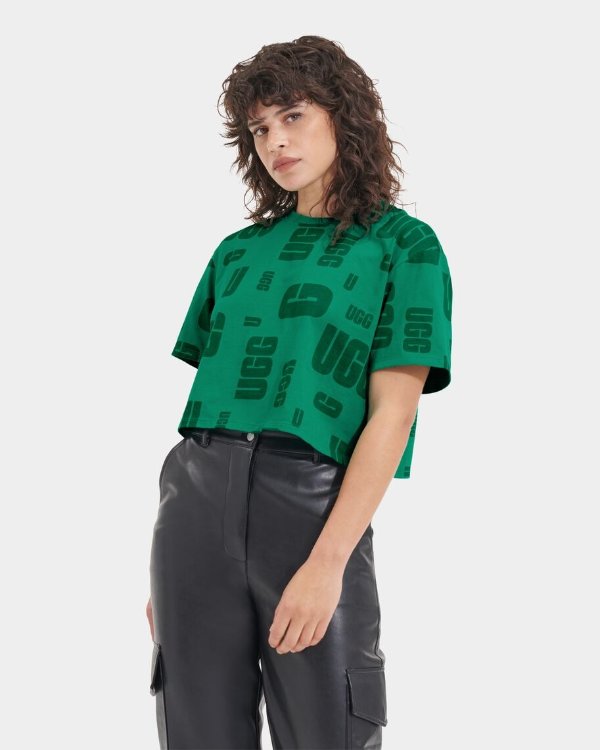 Britany Cropped Tee Scatter Shirt | UGG®