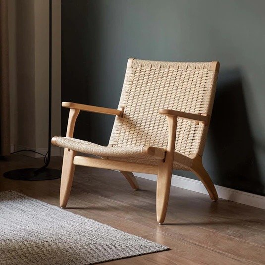 绳编沙发椅0.73米，新品预售9月到货