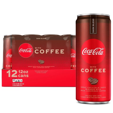 Coca-Colacola with Coffee Dark Blend, 12 Fluid Ounce (Pack of 12)
