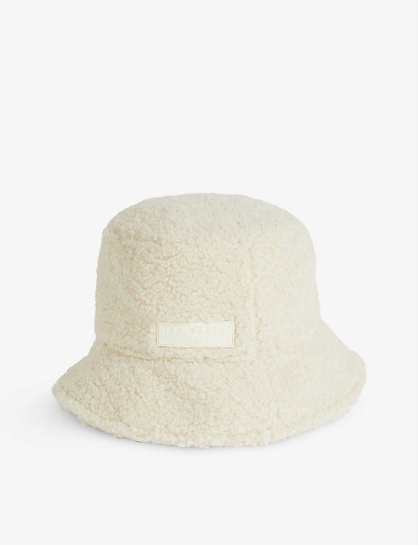 品牌贴片人造羊毛渔夫帽