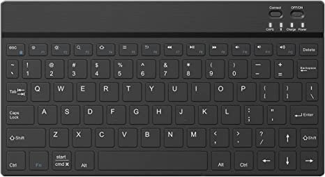 Rechargeable Wireless Keyboard (Black)