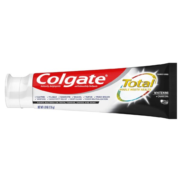 Total Toothpaste, Whitening + Charcol