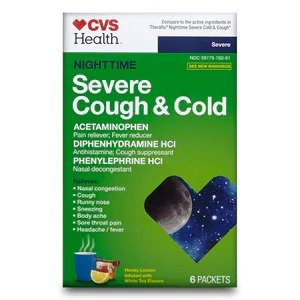 Severe Cough & Cold Drink Packets
