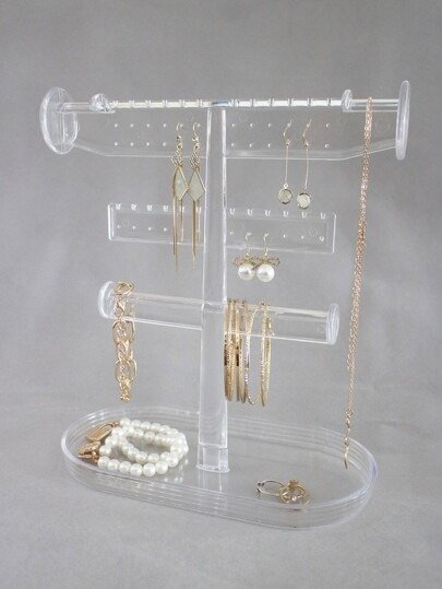 1pc Clear Jewelry Display Rack