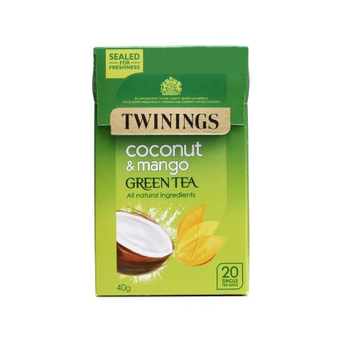 椰子和芒果味绿茶 20包