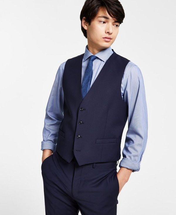 Men's X-Fit Stretch Solid Suit Vest