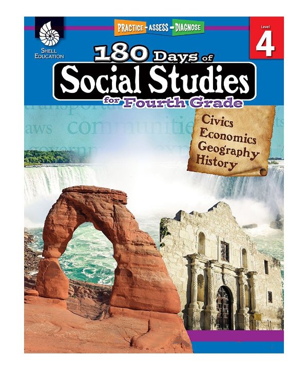 Grade 4 180 Days of Social Studies Workbook