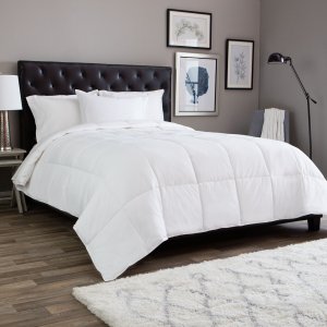 Light Weight Cotton Premium Down Alternative Comforter, king white