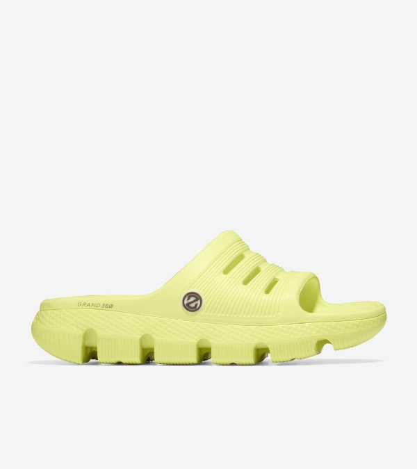 Women's 4.ZEROGRAND All-Day Slide Sandal in Sunny Lime | Cole Haan