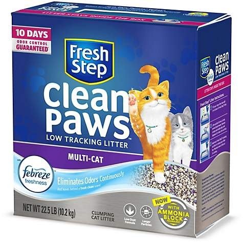 Clean Paws Scented with the Power of Febreze Clumping Multi-Cat Litter | Petco