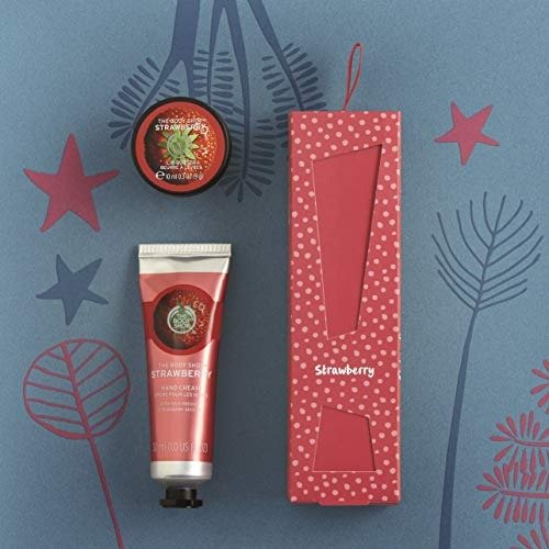The Body Shop Strawberry Soft Hands Warm Kisses Duo Gift Set