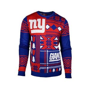 NFL Patches Crew Neck Ugly Sweater @ HSN