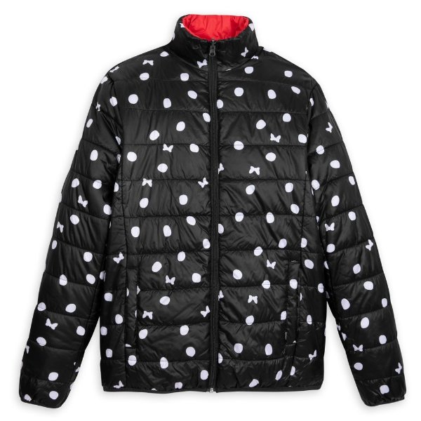 Minnie Mouse Puffy Jacket for Adults – Reversible | shopDisney