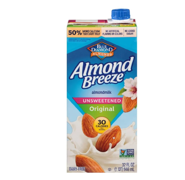 Blue Diamond Almond Milk Unsweetened Origina 32oz