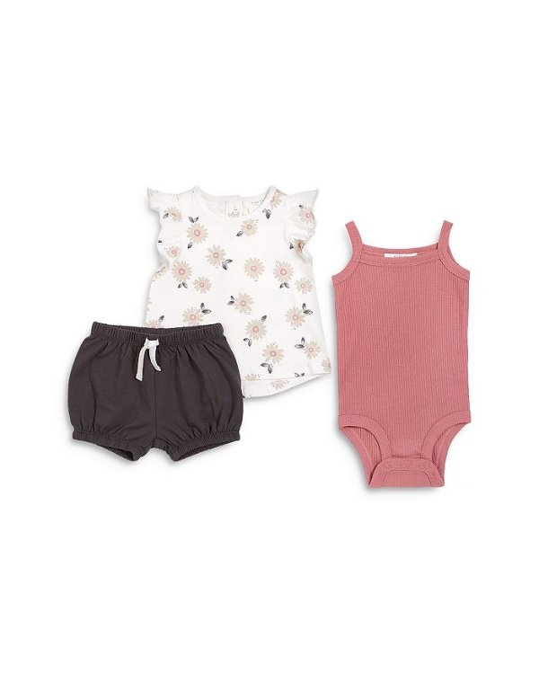 Girls' 3-Piece Shorts Set - Baby