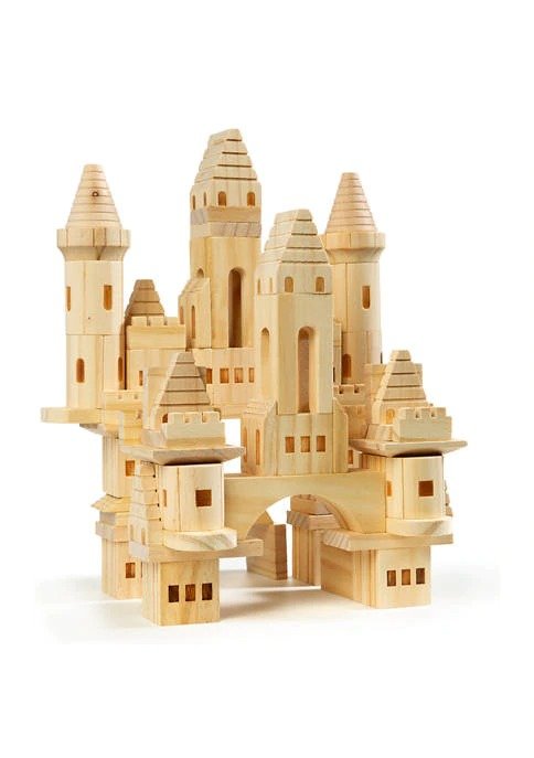 Wood Castle Block Set