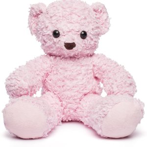 Bears for Humanity Organic Sherpa Bear Plush Animal Toy, Pink, 16"