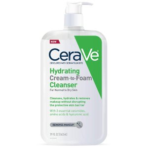 CeraVe 保湿泡沫洁面热卖 含透明质酸 可卸防晒 额外7.5折