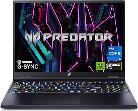 Predator Helios 16 Gaming Laptop (i7-13700HX, 4070, 16GB, 1TB)