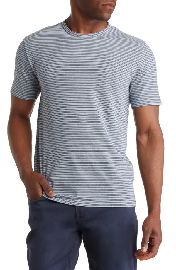 Men's Stripe Crewneck T-Shirt
