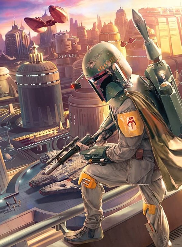 Star Wars - Fine Art Collection - Boba Fett - 1000 Piece Jigsaw Puzzle