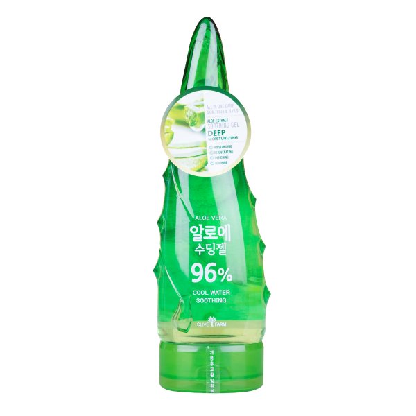 Olive Farm Aloe Vera 96% Extract Cool Water Soothing Gel