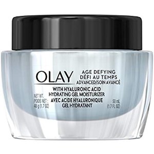 Olay Age Defying Advanced Gel Cream Moisturizer with Hyaluronic Acid for Dry Skin, 50 Ml, 1.7 Fluid Ounce