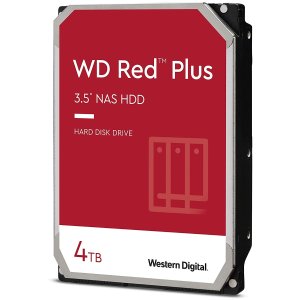 WD Red Plus 4TB NAS Hard Disk Drive 5400 RPM 128MB Cache