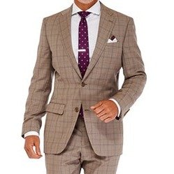 Oatmeal Check Suit