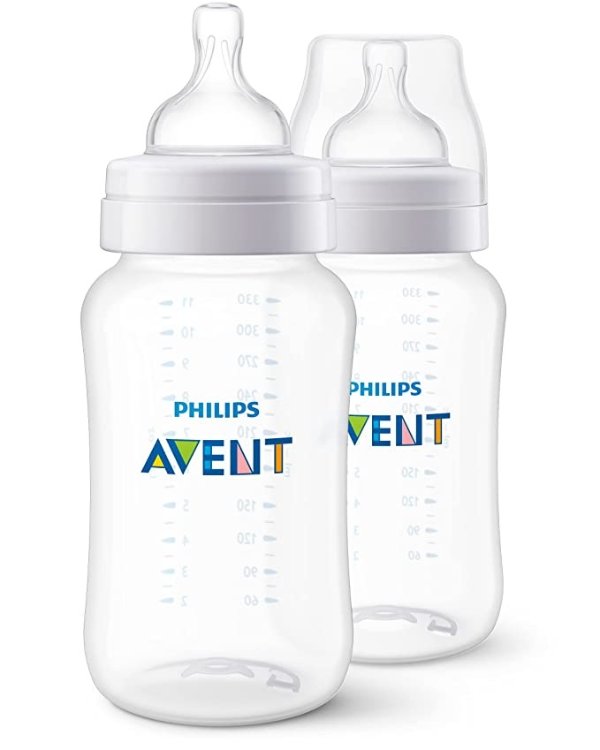 Philips AVENT 防胀气奶瓶 11盎司*2